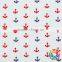 New Arrival Anchor Pattern Digital Printed Fabric Cloth For Multipurpose