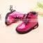 Zm40336b Factory Price Wholesale Children Shiny Winter Shoes