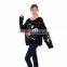 OEM service 2017 Women loose floral Embroidery Flower Knit Pullover Sweater
