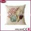 midterranean mermaid painting decorative pillow cover