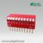 10 position piano type DIP switch
