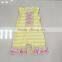hot sale stripe truck embroidery children casual wholesale romper