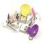 1" Pacifier Suspender Clips Custom Soccer Ball Suspender Clip Mixed Colors