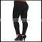 Stretch Workout Skinny Yoga Pants Foldover Waistband Cotton Leggings Style 1