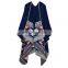Europe and Europe Cashmere Scarf, Thickening Winter and Winter Shawls Cloak