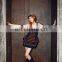 Steampunk Short Sleeveless Striped Dress-tunic