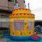 High quality cartoon cake shape inflatable bouncer ,jumping bouncer for sale , bouncer house