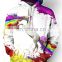 2017 hoodies manufacturer custom 3d sublimation print galaxy fitness design gym men hoodie