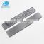 Promotion custom cheap high quality 3D embossed silver letter custom metal brand logo label