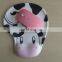 Wholesale Cartoon Cow Shaped Silicone Wrist Rest Mouse Pad With Custom Design