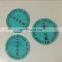 Thin metallic chrome silver round adhesive sticker