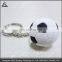 Adorable Silicone Hanging Ornament Custom Rubber Football Keychain for Decoration