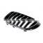 Gloss black 1-slat ABS plastic front kidney grill grille mesh bumper for BMW X3 X4 F25 F26 2014+
