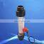 Plexiglass water meter with sensor
