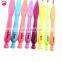 Aluminum knitting needle with rubber handle craft knit crochet hook set