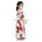 Mom Matching Daughter Boho Maxi Dress Frock Design For Baby Girl Off Shoulder Dress