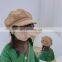 Baby beret winter children octagonal hat Korean girl beret boy corduroy