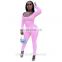 New Arrival 2021 Women Fall Clothing Two Piece Set Women Jumpsuits Rompers Pant Sets Outfits 2 Piece Biker Short Pant Sets