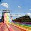 Big Water Park Rainbow Slide Fiberglass Water Slide Tube