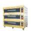 Professional Manufacturer 3 Deck 6 Trays Electric Baking Oven Commercial Bakery Equipment Pizza Oven