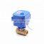 2-way motorized brass ball valve CR02  ADC9-24V actuator electric actuators DN10 automatic control water valve