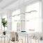 Modern dimmable dining table hanging light white LED pendant light