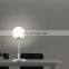 China factory wholesale aluminum led small round table lamp cprdless decorative hotel desk lamp