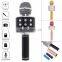 Ws858 Wireless Condenser Karaoke Microphone Mobilephone Player Handheld Mic With Speaker For Family Party Outdoor