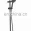 Brushed nickel handheld shower hose for toilet