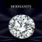 Loose Gemstone 2.0ct Diamond White D Color VVS1 Excellent Cut 3EX Round Brilliant Moissanite with Certificate