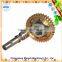 metal gears small Pinion Brass Worm Gears transmission Alloy Wheel Screw Shaft For 3d Printer                        
                                                Quality Choice