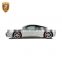 Car accessories china set dry carbon fiber door handle covers exterior decoration for 458