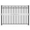 hot sale Xinhai #9 H 5 ft * W 6 ft Galvanized and power coated steel ornamental fence panel