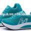 hot selling ladies women comfortable breathable high heel mesh lose weight sport waking shoes