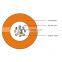 2 - 24  core Fiber Optic Cable Telecommunications Indoor High Strength Quality Indoor fiber optic cabling GJFJV