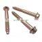 green zinc plated cheese head special self cutting thread screws