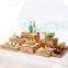 home use oak wood biscuit cake dessert stand for afternoon tea time 25x39cm