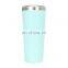22oz Blue Double Wall Thermos Cup Stainless Steel Vacuum Insulated Tumbler With Lid