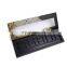 Luxury empty eyeshadow palette with flip top clear window custom logo cosmetic cardboard box packaging