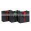 Private Label Large Size  Flat Black Gift Paper Hand Bags With Nylon Handles Bulk Sale For Retail Online Sale