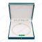 Fadeli Custom Jewellery Gift Box For Necklace Jewelry Packaging Beige Microfiber Luxury Jewelry Box