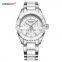 LONGBO 80303 2019 New Arrival Fashion Elegant Women Analog Quartz Watches Luxury Lady Rhinestone Ceramic watches