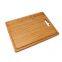 Custom Large Organic Bamboo Cutting Board for Kitchen with 3 Built-In Compartments and Juice Grooves Chopping Carving Board
