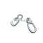JRSGS Customized High Quality Rope Wire 8 Shaped Hook Steel Snap Hook Carabiner Rigging hardware hammock hook