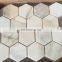 Calacatta gold stone mosaic, 3x3
