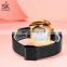 SHENGKE Designer Women's Watches K0138L Special Interest Black Watch for Women 2021 Chic Lady Watch