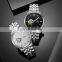Utime Automatic Men's Watch Visible Mechanical Movement Dazzling Diamond Index Luminous Pointer Japan Automatic Movement U0035G