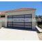 low price aluminum frame full view glass garage door made in China