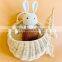 Rattan basket, wicker wall decoration, wall basket boho style