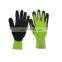 Polyester Industrial Labour Protective Nylon Green Nitrile Coated Hands Safety Working Gloves